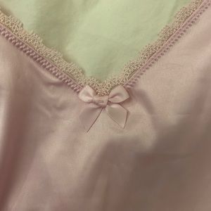 NWOT. Savage x Fenty Pink Slip Dress